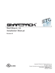 SmartPack Wall Mount Installation Manual rev B