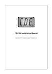 CNC3X Installation Manual - Conqueror Design & Engineering Ltd