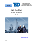 XCRiPadMini User Manual