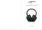 AA-2083 916Mhz WIRELESS HEADPHONE User's Manual