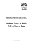 NEW WAYS USER MANUAL - Information Services Division