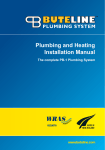 Plumbing and Heating Installation Manual