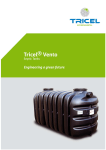 Septic tank installation manual - Tricel