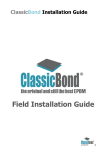 ClassicBond Installation Manual 2013