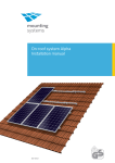 On-roof system Alpha Installation manual