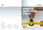 HYDRA® GS INSTALLATION MANUAL