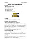 MINI DV Camera Lighter User Manual