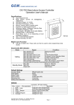 DG-700 Stand alone Access Controller Operation User's Manual