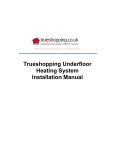 Trueshopping Underfloor Heating System Installation Manual
