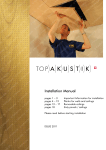 Installation Manual - Acoustic Products Ltd