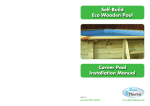Self-Build Eco Wooden Pool Corner Pool Installation Manual