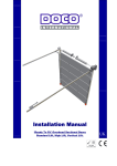 Installation Manual - Doco insulated sectional garage doors