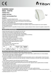 Installation manual Solace - Axial fan