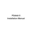 PGdebt 9 Installation Manual