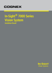 In-Sight 7000 Series Vision System Installation Manual