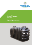 Tricel Vento Septic Tank Installation Manual