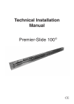 Technical Installation Manual Premier-Slide 100©