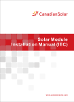 Solar Module Installation Manual (IEC)