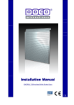 Installation Manual - Doco insulated sectional garage doors