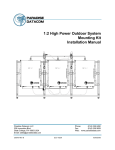 1:2 High Power Outdoor System Mounting Kit Installation Manual