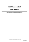 H.264 Network DVR User Manual