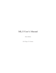 ML/I User's Manual - The ML/I macro processor