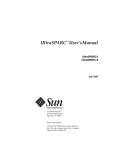 UltraSPARC User's Manual
