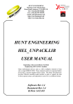 HUNT ENGINEERING HEL_UNPACK.LIB USER MANUAL