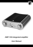 AMP-150 integrated amplifier User Manual
