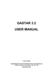 GASTAR 3.2 USER MANUAL
