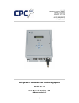 Refrigerant & Ammonia Leak Monitoring System Model