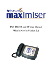 PCS 410 and 50 User Manual Whats New in Version 32 V32 1107 2