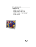 TFT LCD MONITOR USER MANUAL SDE Series & SHDE Series