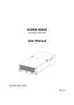 XJ3000-4603S User Manual