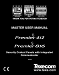 Premier 412 and 816 User Manual