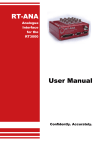 RT-ANA User Manual