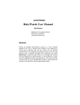 BabyWatch User Manual - Homepages | The University of Aberdeen