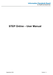 CFH STEP Online User Manual