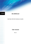 DA-3GHD-2x4 User manual - AV-iQ