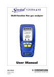 User Manual - Crowcon Detection Instruments