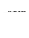 Genie Timeline User Manual