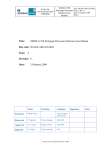 Title: SMOS L2 OS Prototype Processor Software User Manual Doc