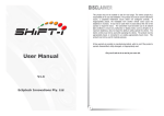 Shift-I User Manual V1.3