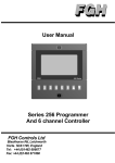 Series 256 User Manual Contents