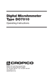 Cropico DO7010 User Manual Insides 154-527.qxp