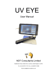 User Manual - NDT Consultants Ltd