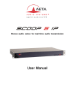 User Manual - Sound