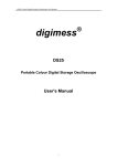 DS25 USER MANUAL - Digimess Instruments Ltd
