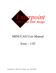 MINI-CAN User Manual Issue – 1.02