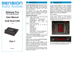 Gateway Five User Manual Audi Dual CAN Part 1